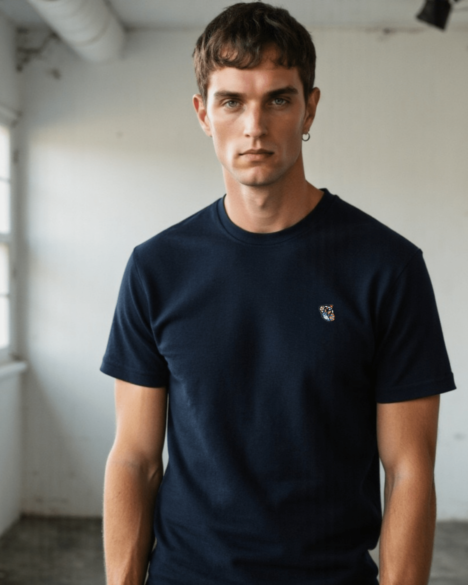 Teddy premium tee dark navy - Tonsure