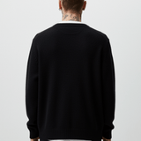 Theo knit cardigan black - Tonsure
