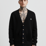 Theo knit cardigan black - Tonsure